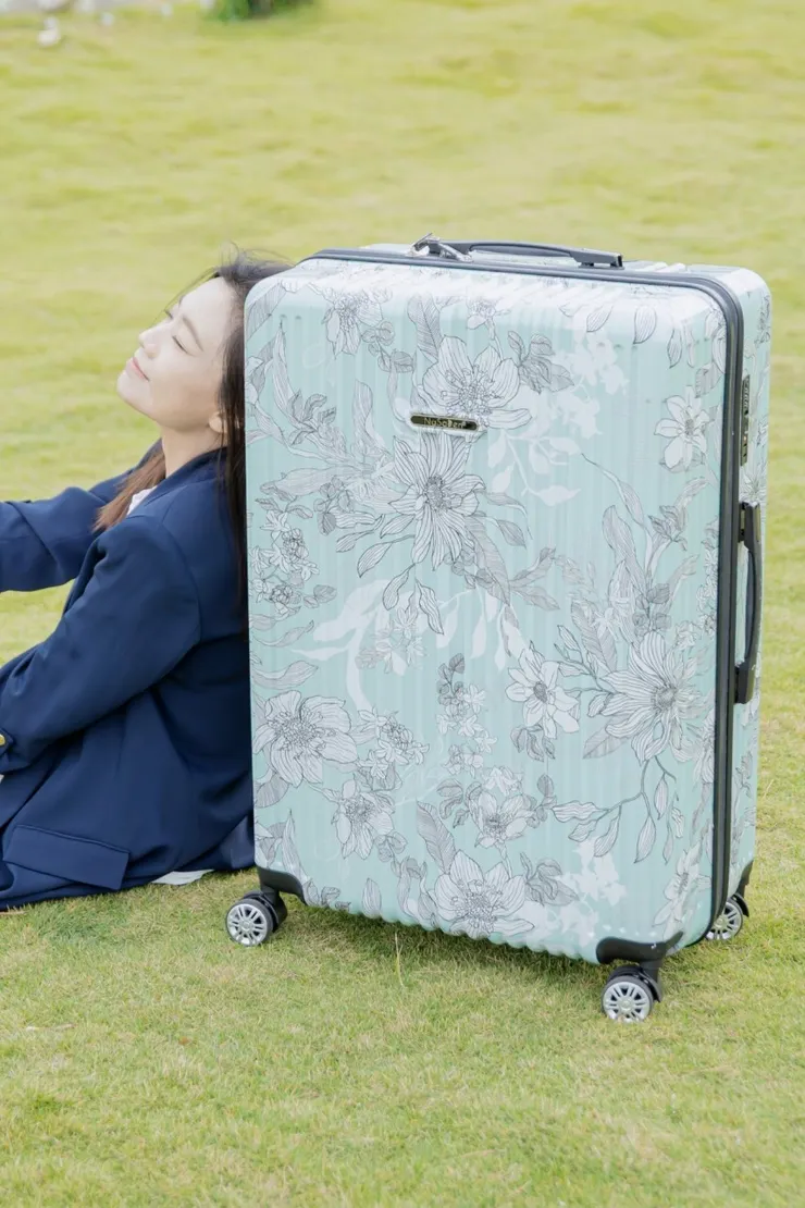 【 Toilette淡香系列 】獨特印花聯名款 拉鍊行李箱 29 吋