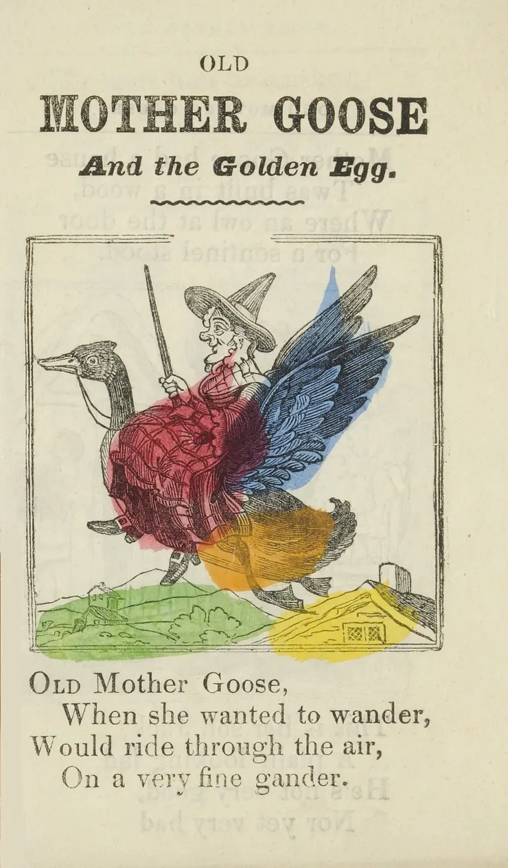 《Mother goose and the golden egg》