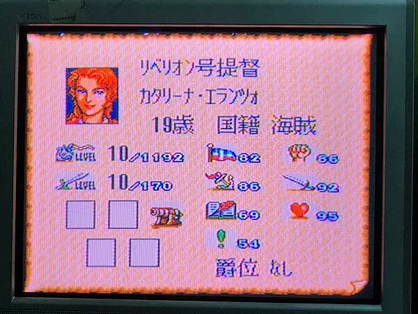 遊戲畫面 -- 角色資料