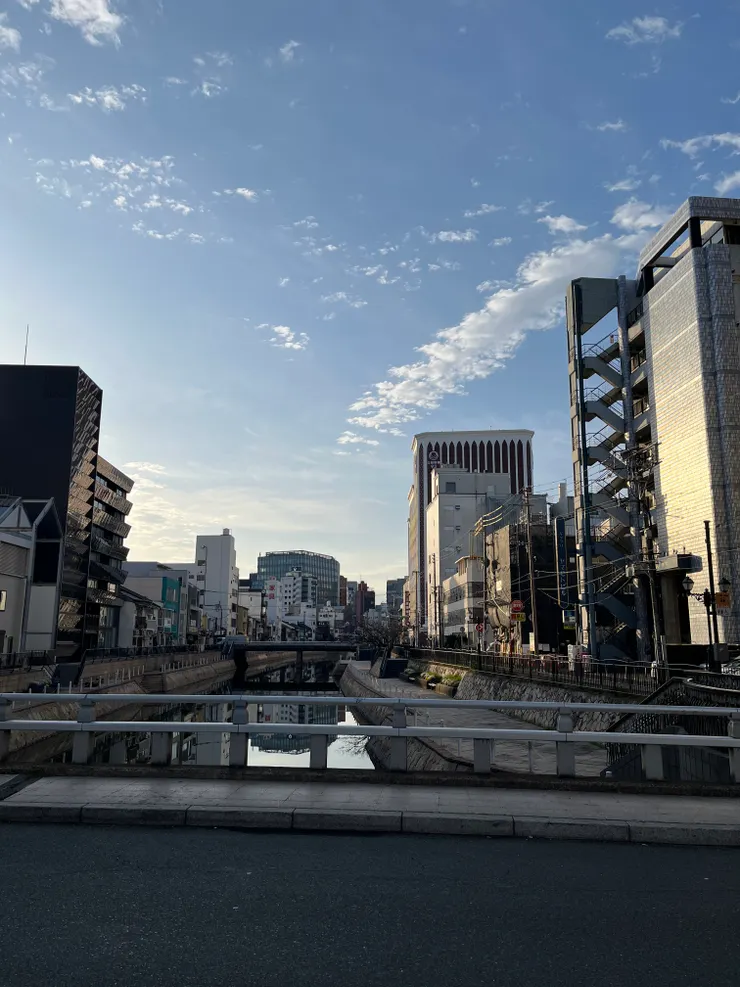 早晨博多的街頭