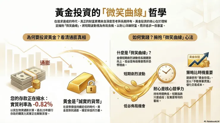 黃金投資的微笑😊曲線