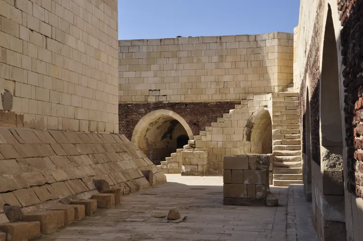 Qaitbay Castle內的一角