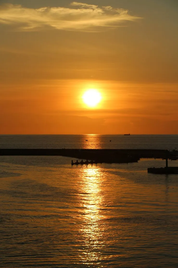 我自己拍攝的漁人碼頭的黃昏