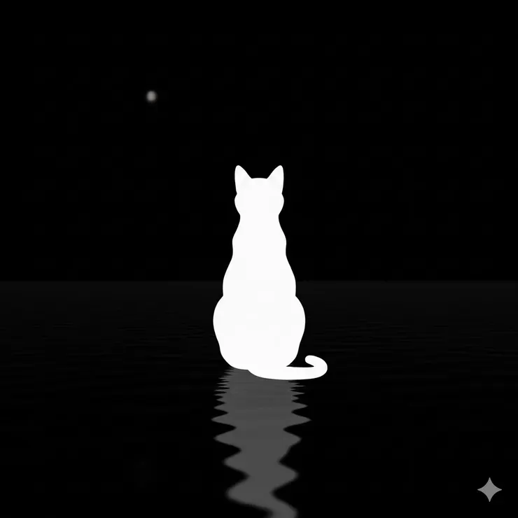 負空間：它真正面目其實不是黑，是虛無。看起來很像白色？