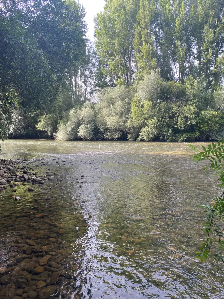 天氣真的有熱，找了可以泡腳的地方，涼一下。