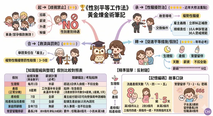 《性別平等工作法》黃金煉金筆記