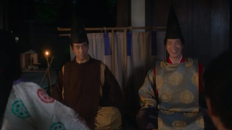 被請來見證儀式的藤原宣孝