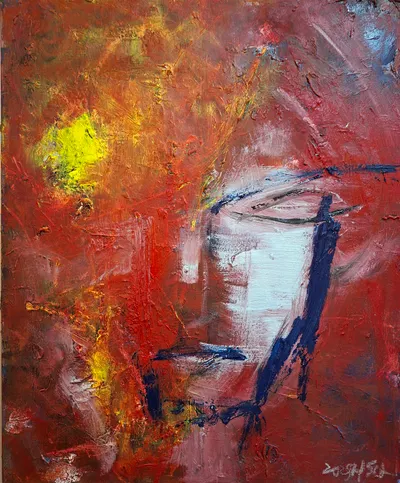 油畫／畫布／２０Ｆ