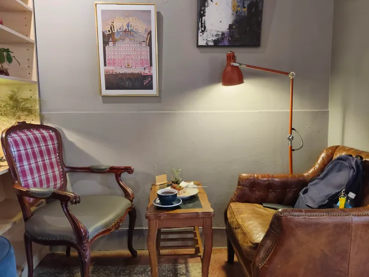 當天我坐在這個位置，享受我的慢節奏