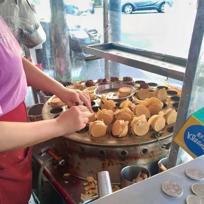 從沒吃過這麼好吃的紅豆餅～