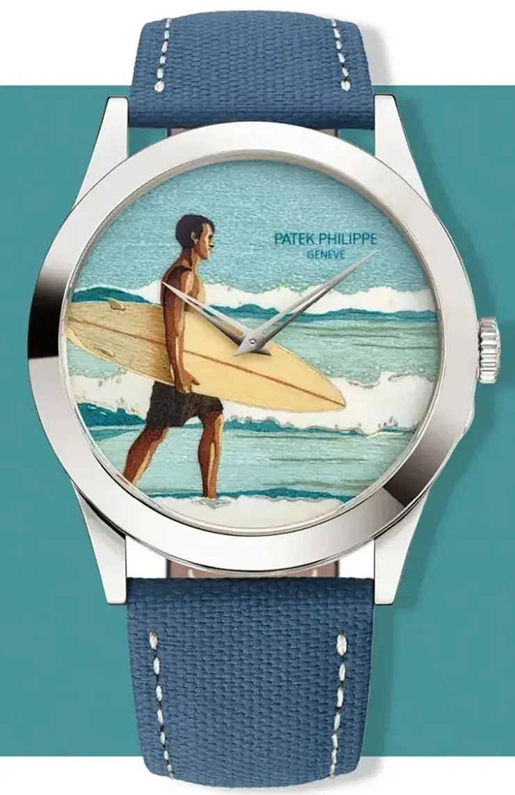 Calatrava腕錶Ref.5089G-129“清晨的海灘”