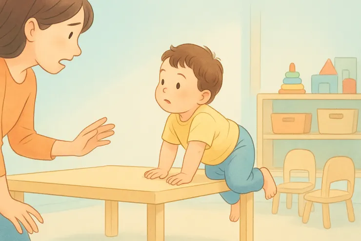  孩子愛往高處爬，不等於故意搗蛋，而是正在探索世界與練習身體能力。