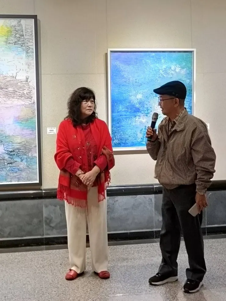 畫家王美惇小姐攝影