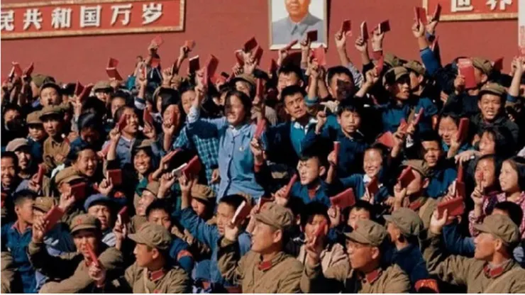 紅衛兵天安門大會  圖片來源：法國國際廣播電台