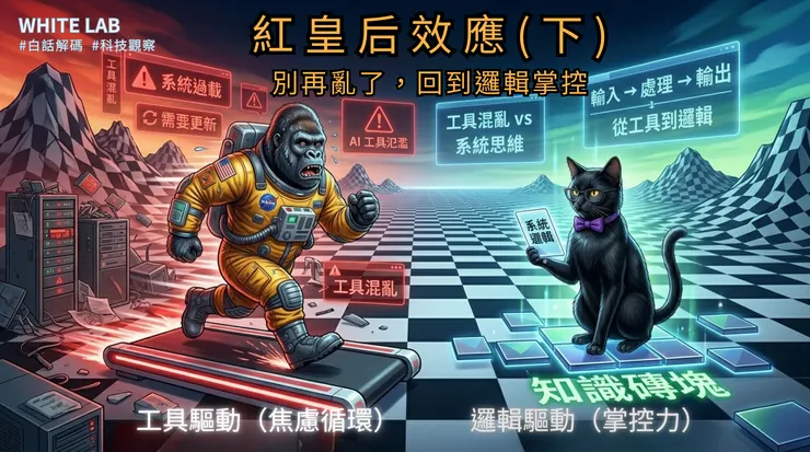 別再當科技跑步機上的焦慮倉鼠了。真正的強者,都在安靜地鋪設自己的「底層護城河」。