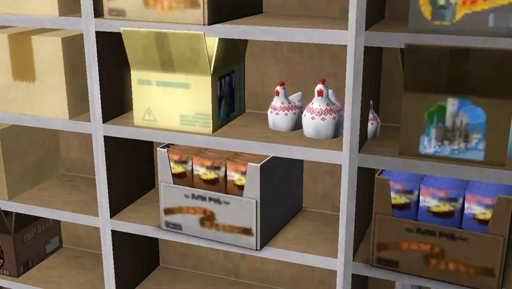 各種各樣的貨物也有，貨源充足。