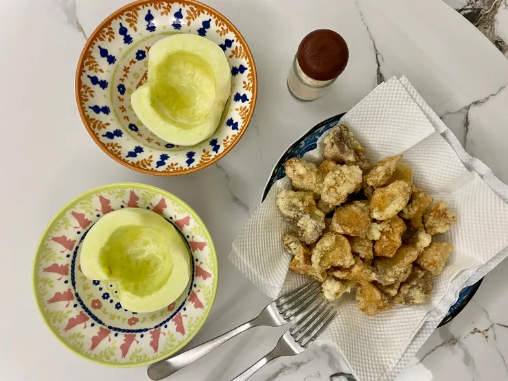 配香瓜，消除罪惡感。