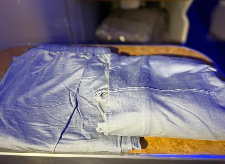 質感很好的睡衣，是可以帶回家的