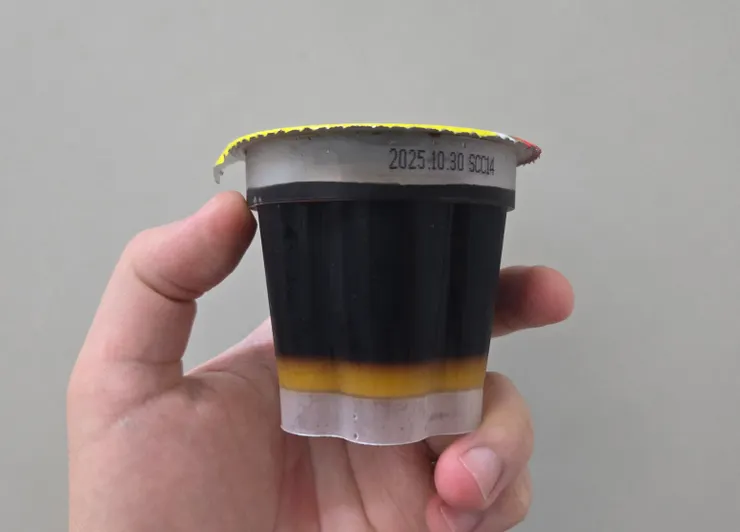 整個都是黑黑的焦糖區塊