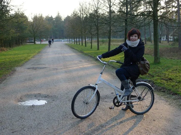 這張照片仿佛是你要往光明的路前進
