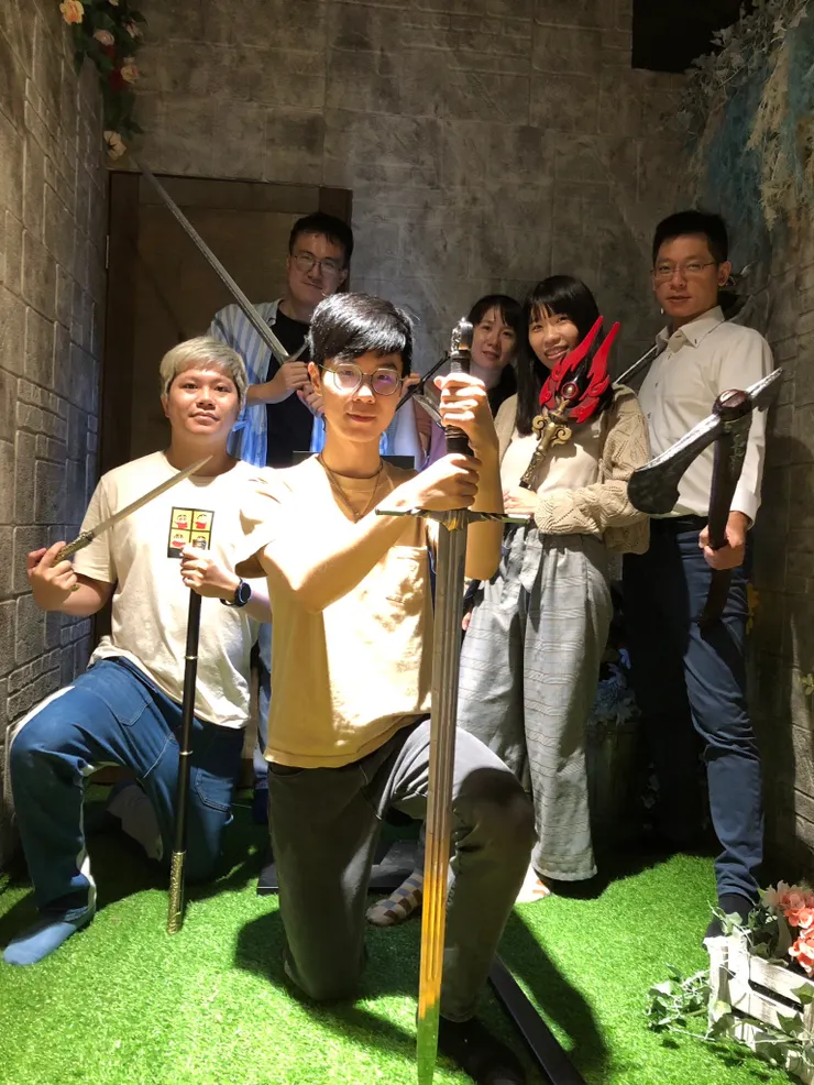 隊員們成功帥氣照