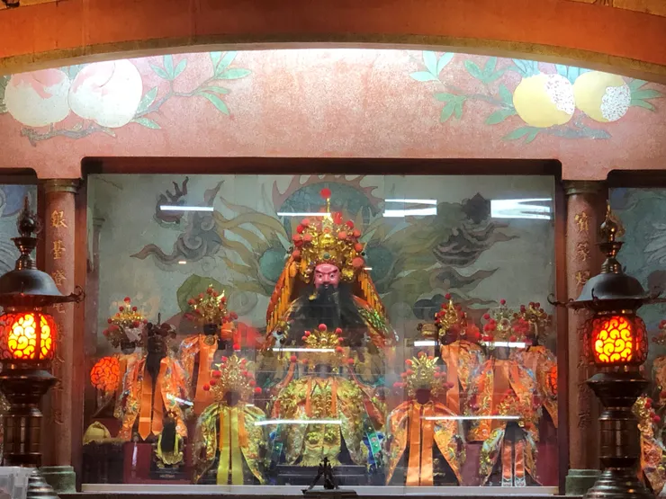 日治時期修建時的精美磨石子工法