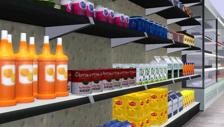 這邊的貨品也稍為分類過來擺放，盡量同類的放在一起。