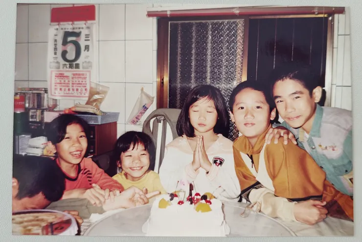 每年生日一定會有堂兄弟姊妹們來一起慶祝吃蛋糕