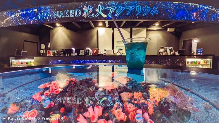 珊瑚飲料咖啡吧的一花一世界