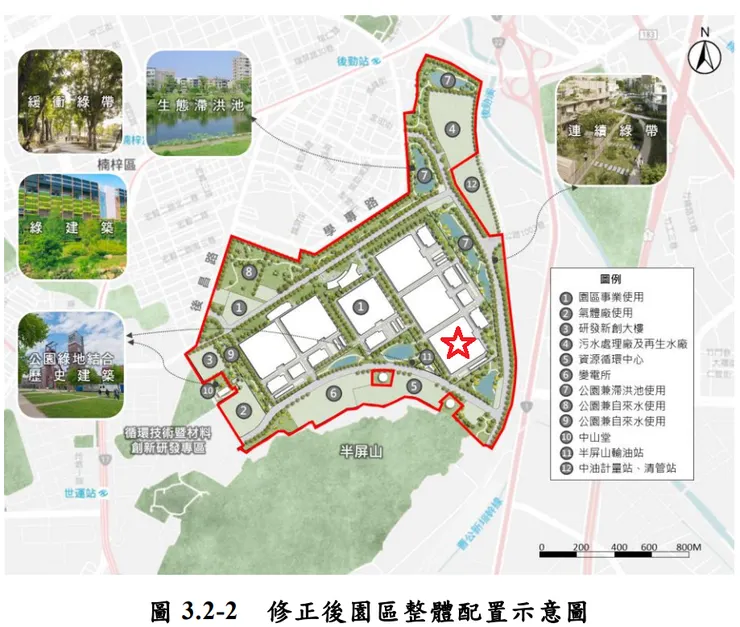 來源:南部科學園區擴建高雄第三園區(楠梓園區)籌設計畫