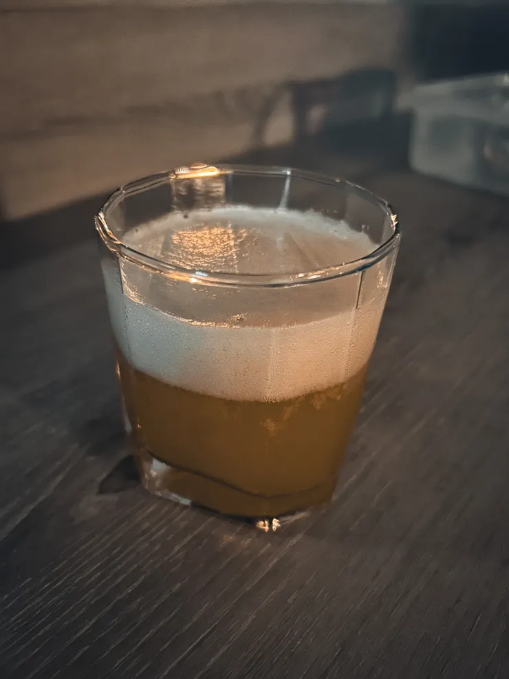 用震波製造出綿密的泡沫