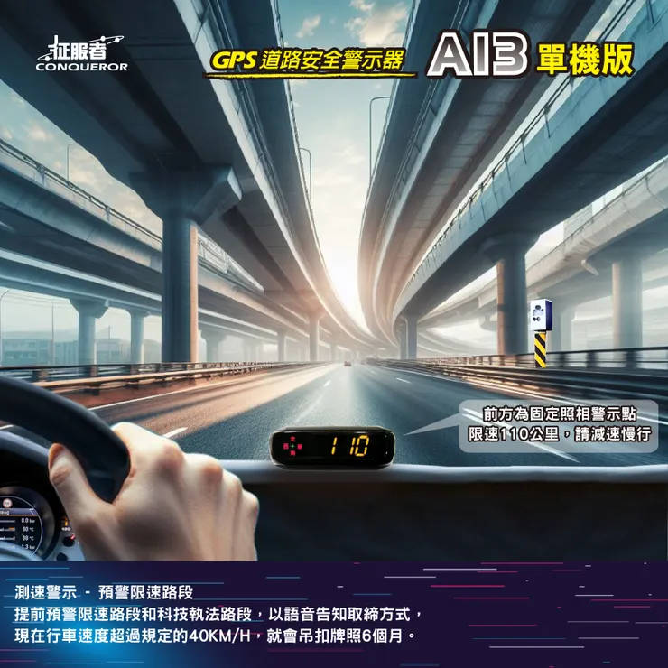 GPS-A13行車雷達測速器