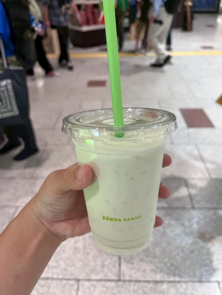 ずんだ茶寮的毛豆奶昔