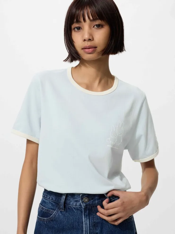 ▲484500 miffy in bloom UT印花T恤(短袖) 售價NT$490