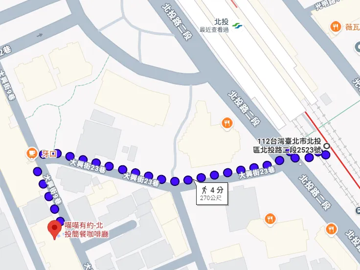 喵喵有約｜交通｜北投捷運站2號出口