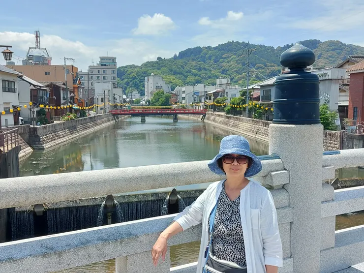 JR 琴平駅往金刀比羅宮會經過一之橋