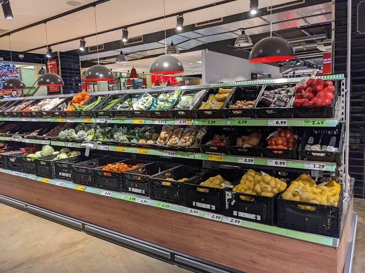 Penny超市生鮮蔬果區