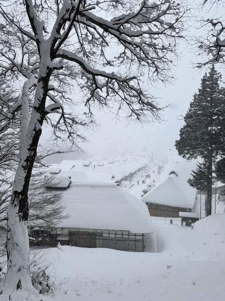 觀景台一覽大內宿