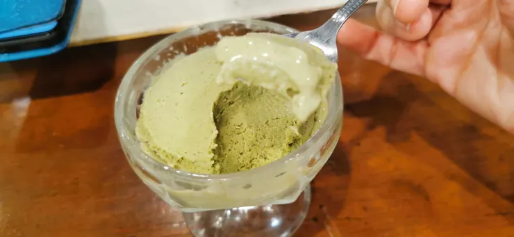 九層塔口味冰淇淋