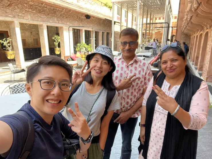 與Seema第一次見面，她的溫暖熱情讓我認不住就直接稱呼她為mama