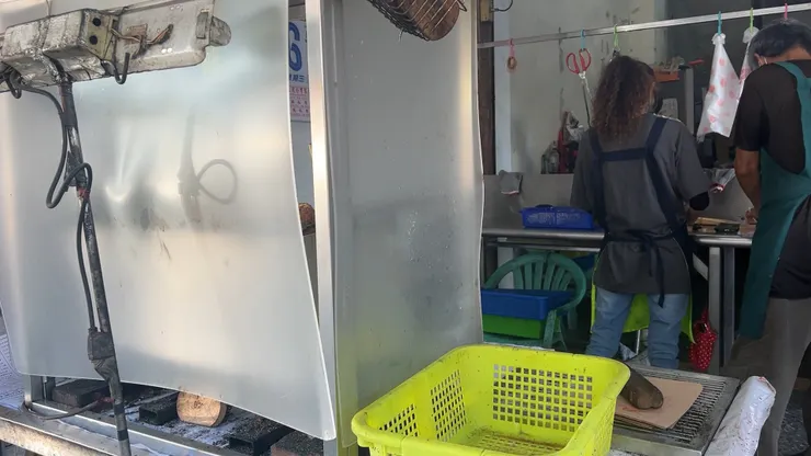 嘉義阿婆烤玉米沒有招牌