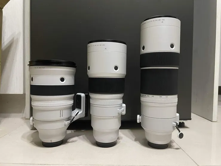 繼 XF200mmF2 與 XF150-600mm 之後,XF500mm 成為第三款白鏡頭。