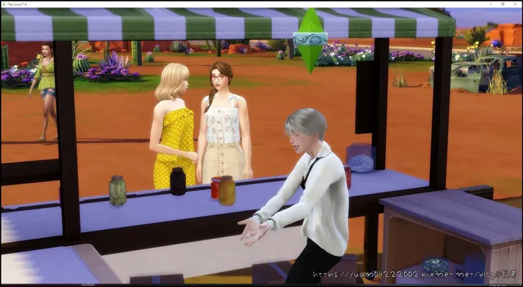 搭配斜槓主廚的販售桌。