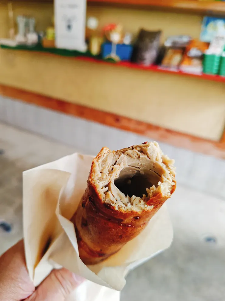 扎實的現烤竹輪啊！