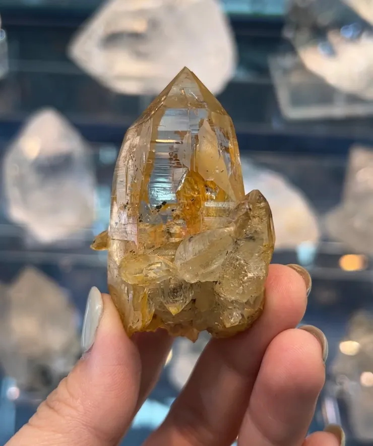 金黃色尼泊爾喜馬水晶