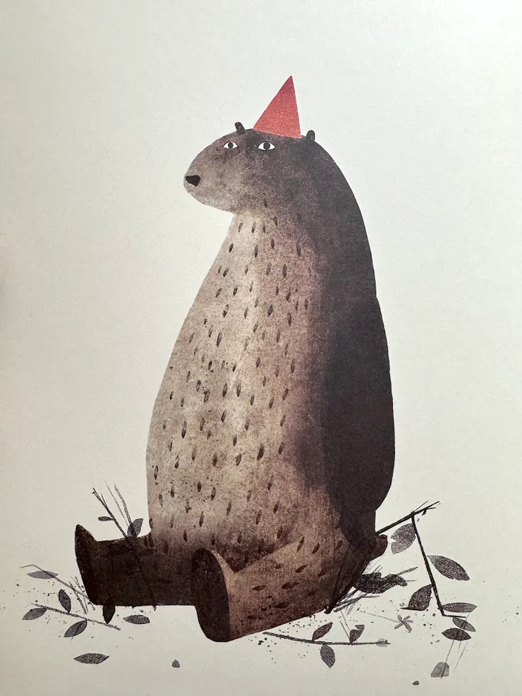 熊滿足的說「我愛我的帽子」