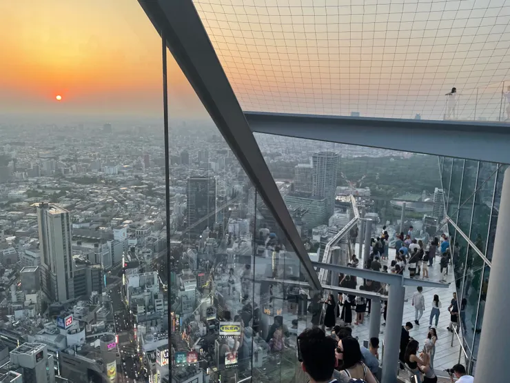 電扶梯一隅，好夢幻啊！