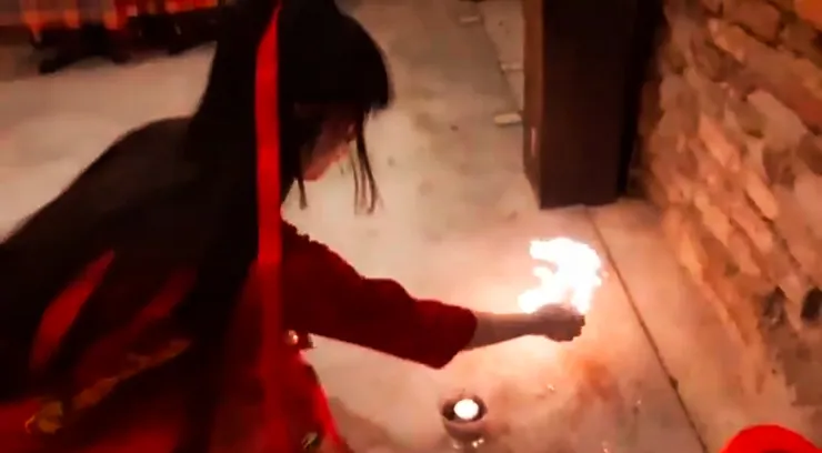 野村 祐於梅笑糧行祈福儀式 梵靈乾坤工作室提供