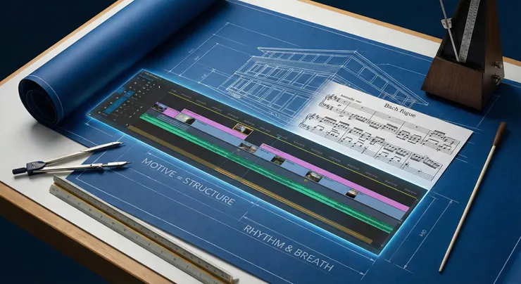 剪輯師就像建築師，素材是建材，剪輯檔事藍圖