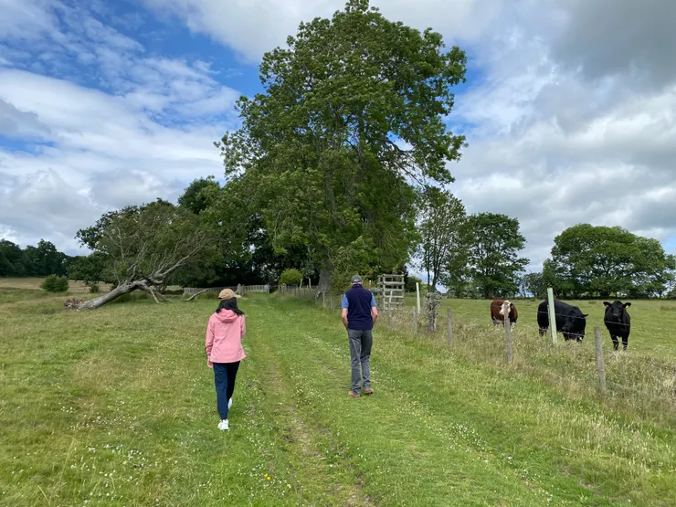 看著教授與女兒的背影，我回想當年自己的跌跌撞撞，人生相遇的貴人雖是緣分，我不捨師生情誼隨風淡去，回台後與教授常保聯繫。